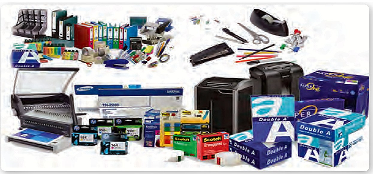 Office equipment and stationery